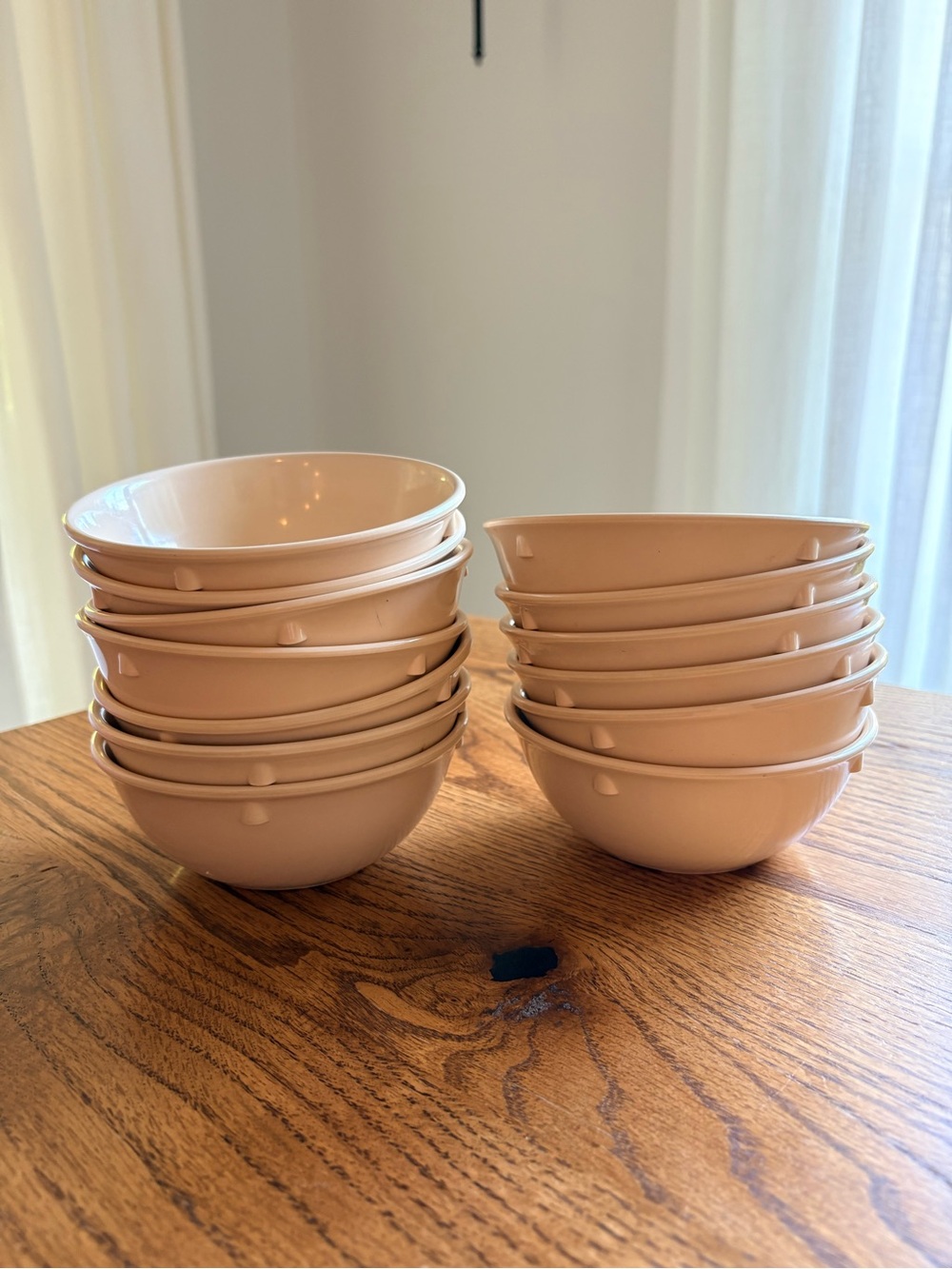 G.E.T. Enterprises Supermel Neutral Beige Melamine ~5”, 10 oz Bowls- Set of 13
